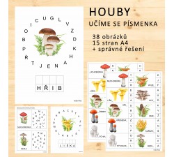 UČÍME SE PÍSMENKA - HOUBY v PDF