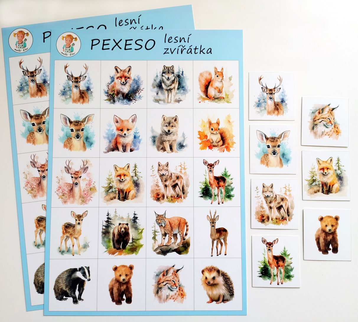 pexeso LESNÍ ZVÍŘÁTKA 1.jpg